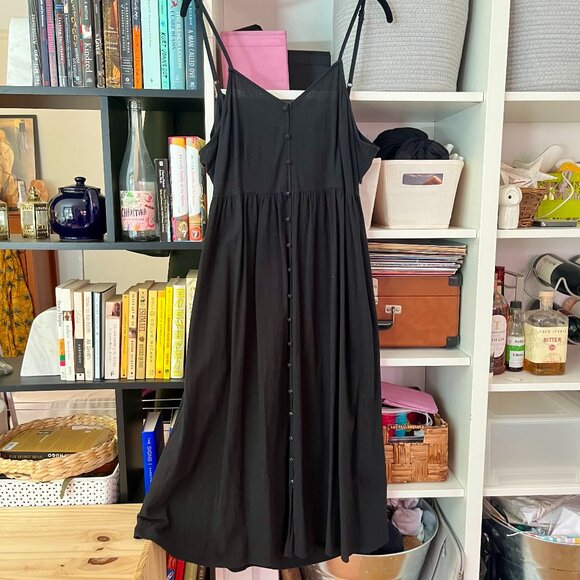 Universal Thread Dresses & Skirts - 100% Cotton Tie Back Black Sundress XL